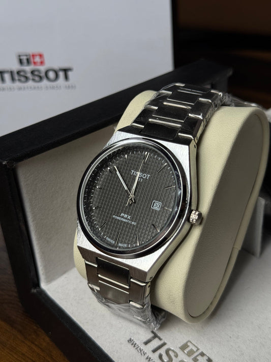Tissot PRX 1853 | Silver Black Pattern | Premium Quality