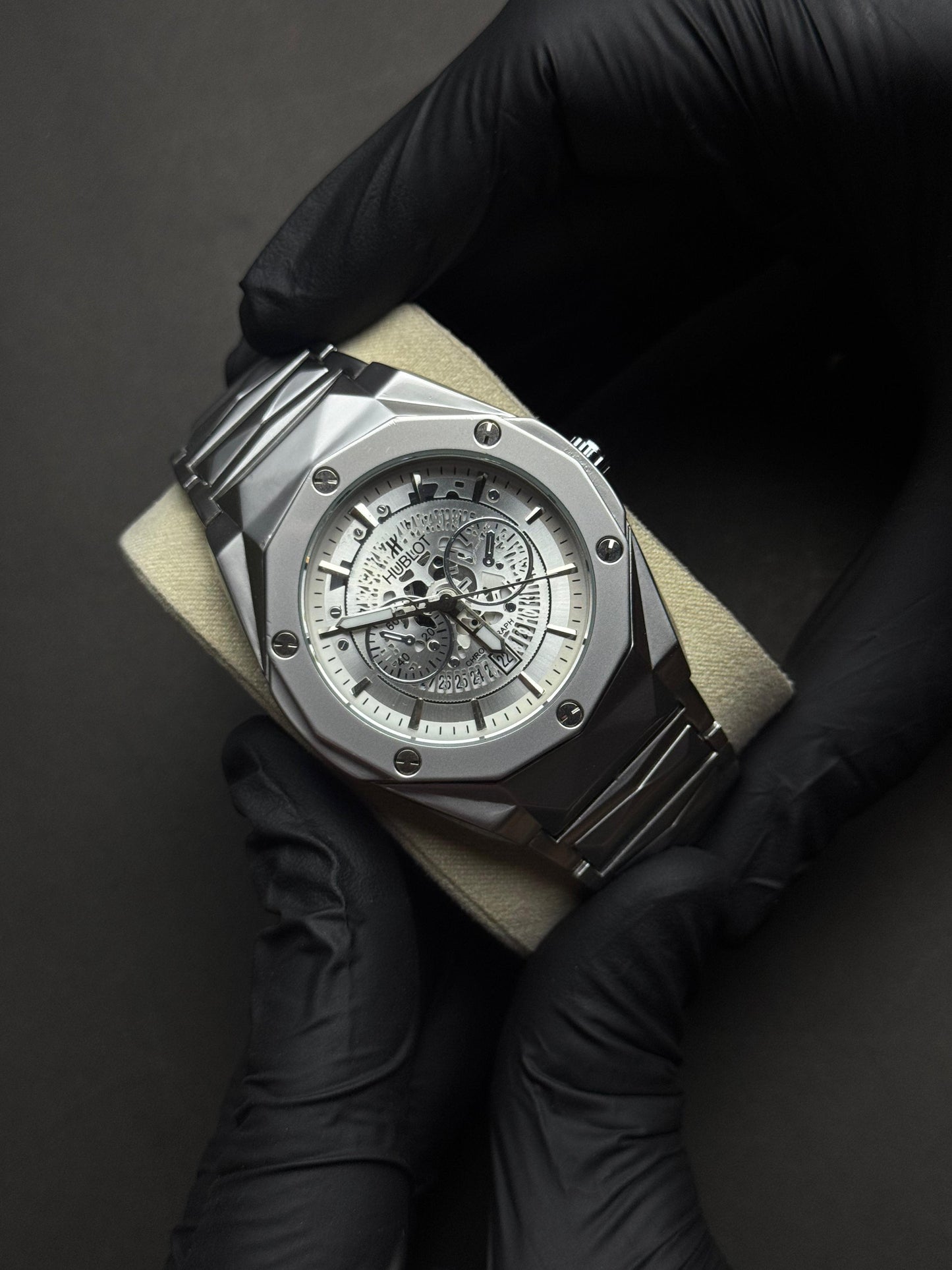 Hublot Diamond Chain | Silver | Premium Quality