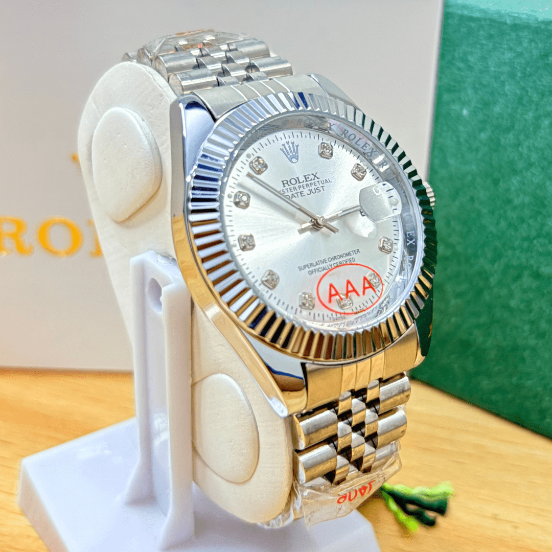 Rlx DateJust - 40mm - Fluted Bezel - Silver