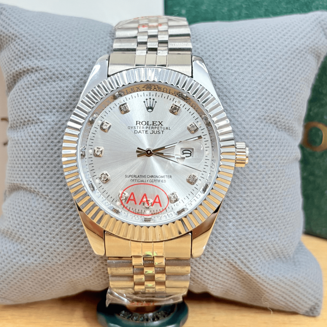 Rlx DateJust - 40mm - Fluted Bezel - Silver