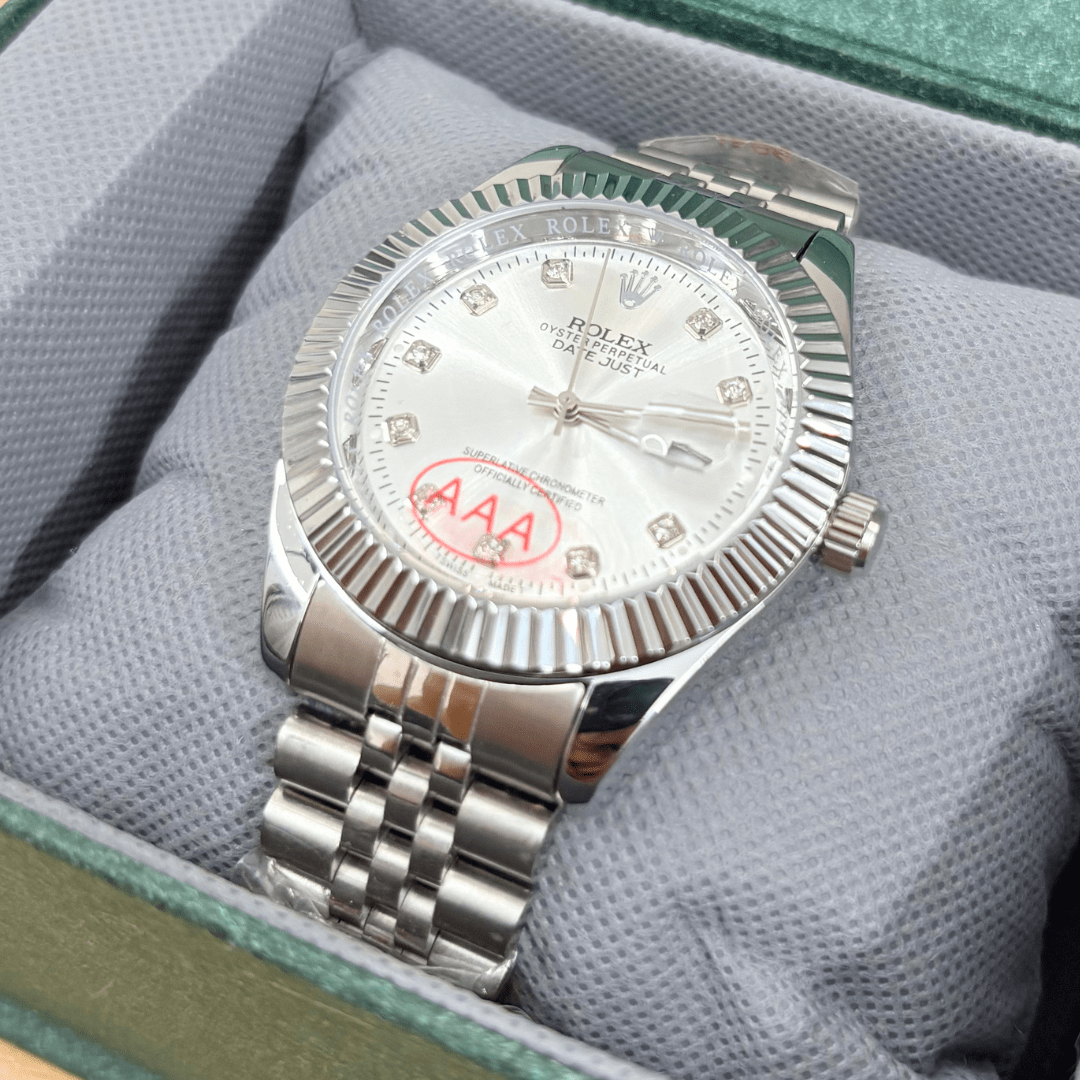 Rlx DateJust - 40mm - Fluted Bezel - Silver